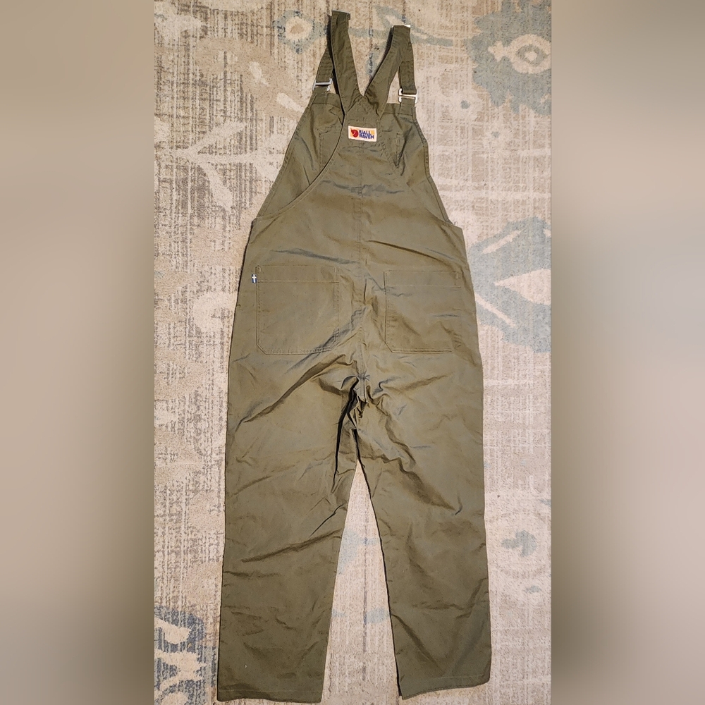 Women's FjallRaven Vardag Dungaree Trousers. Size S. Green. PLZ READ! - Picture 2 of 8